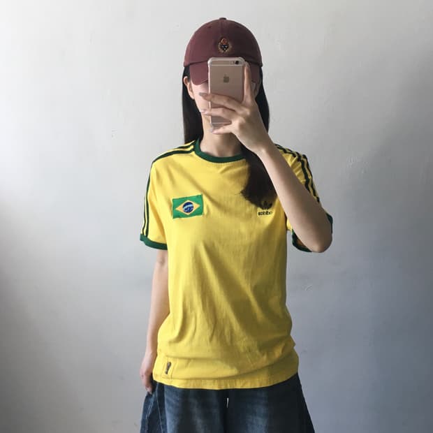 아디다스 브라질 반팔티