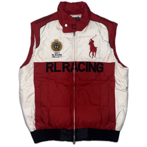 폴로 랄프로렌 팀 레이싱 패딩조끼 희귀매물