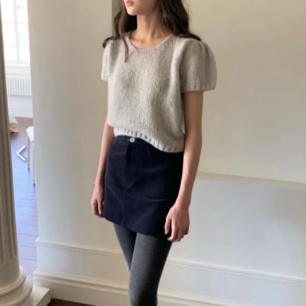 <실착 1회> 리에뜨 모어스커트 / 코듀로이 미니스커트