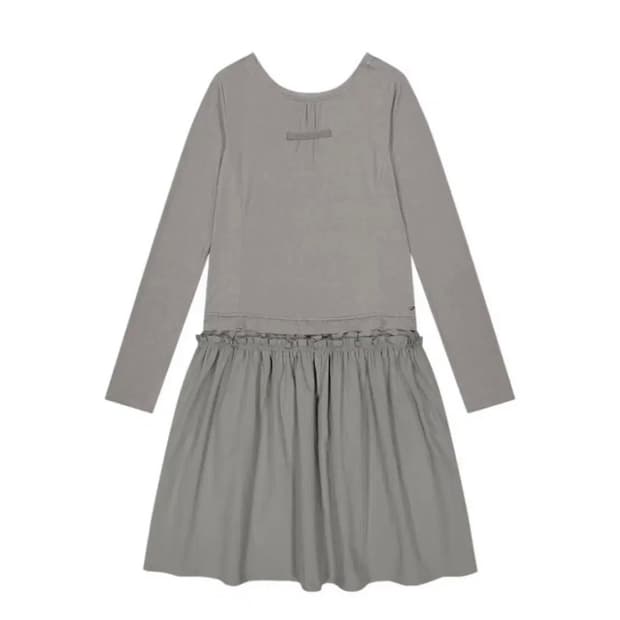 코이세이오 투웨이 셔링 원피스 라이트카키