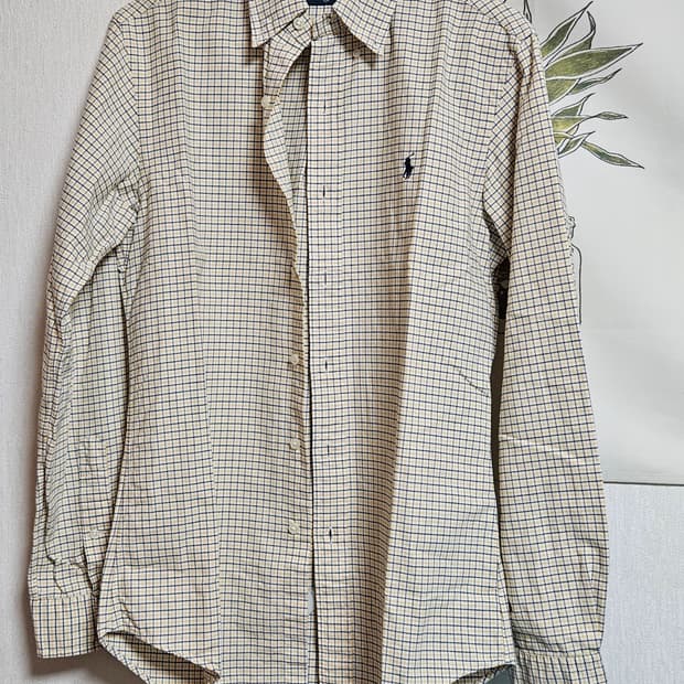 폴로 랄프로렌 체크 셔츠 XS/폴로 셔츠