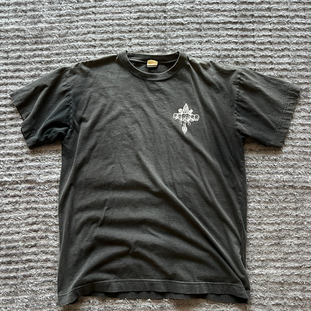 Faded Skeleton jesus tee