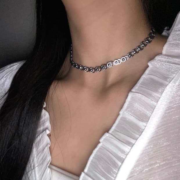 [연말세일] 미니 부케 목걸이