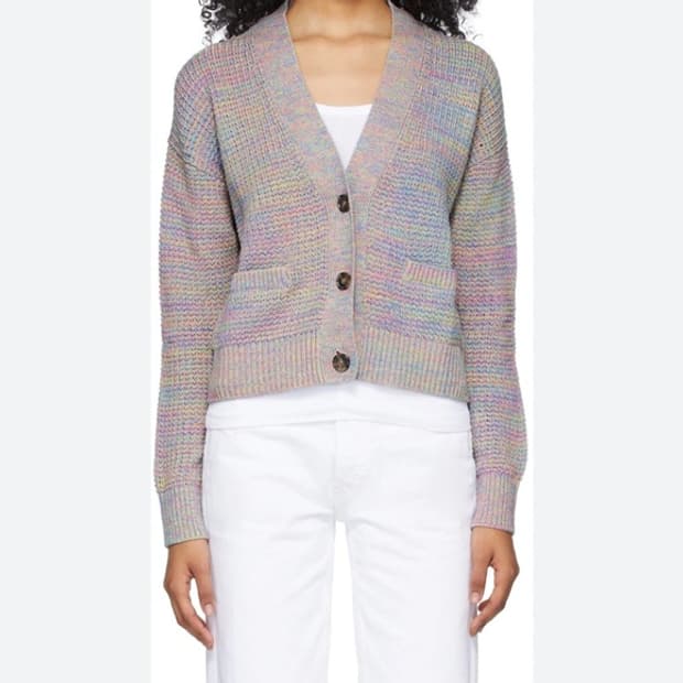 리던 오버사이즈 크롭 가디건 / 여성 가디건/ 여자 가디건 