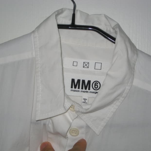 마르지엘라 MM6 화이트 셔츠 (on.120)