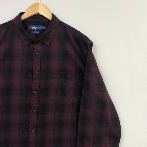 Xxl 폴로 체크 셔츠