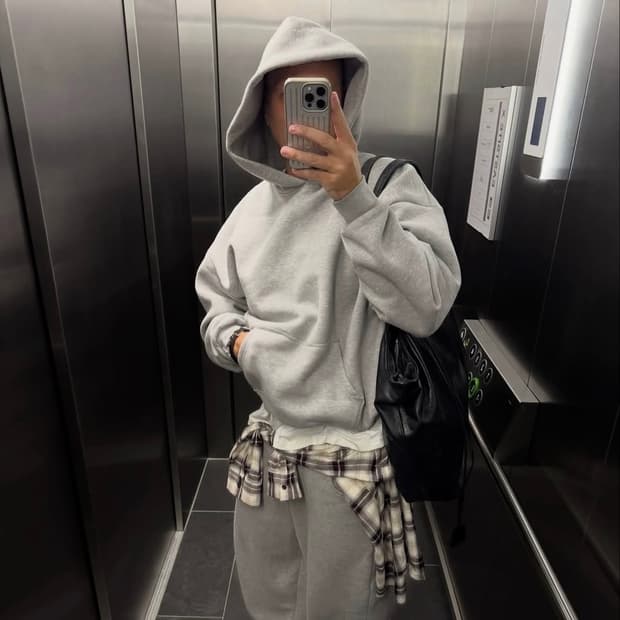 sweatscollective cozy hoodie 후드티 그레이 M