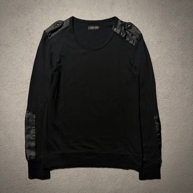 Morgan homme military detail long sleeve