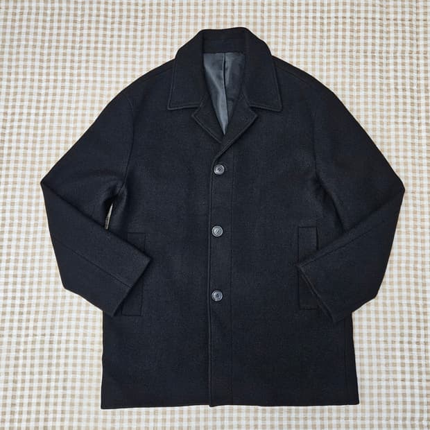 마인드브리지 브레시티드 오버핏 코트 남자100