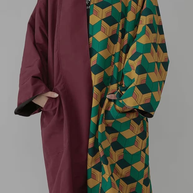 귀멸의칼날 기유 하오리 리버시블 가운(정품)