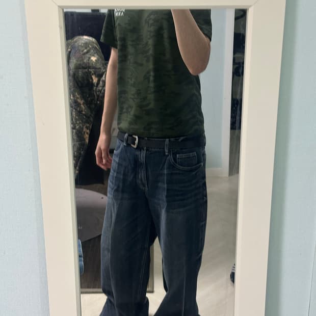 오더아카이브 와이드 데님팬츠(xl)