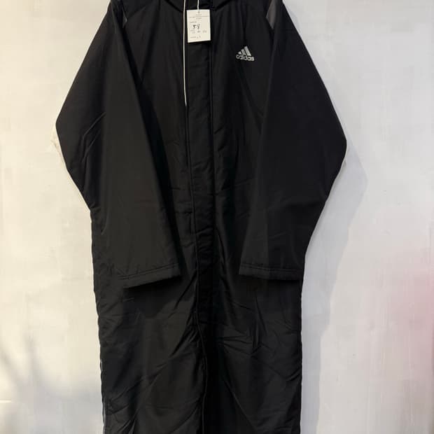 아디다스 블랙 롱패딩자켓