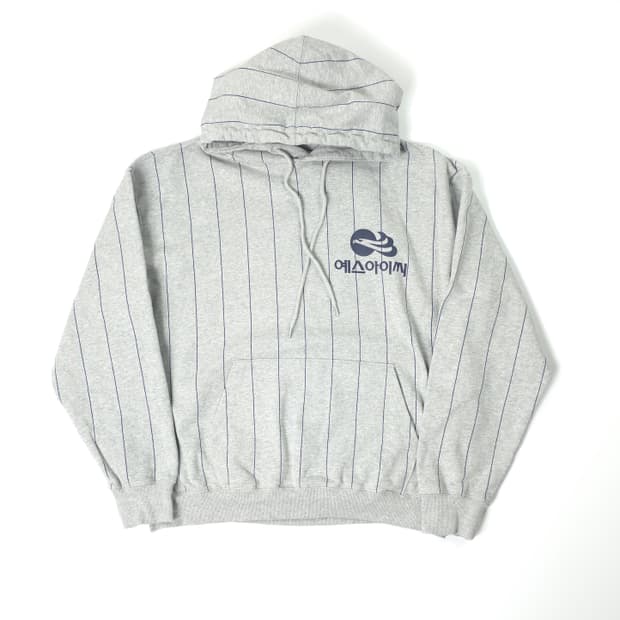 예스아이씨x한화이글스 코튼 후드티 그레이 (XL)