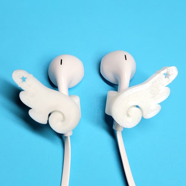 엔젤 날개 줄이어폰 장식 악세사리 y2k