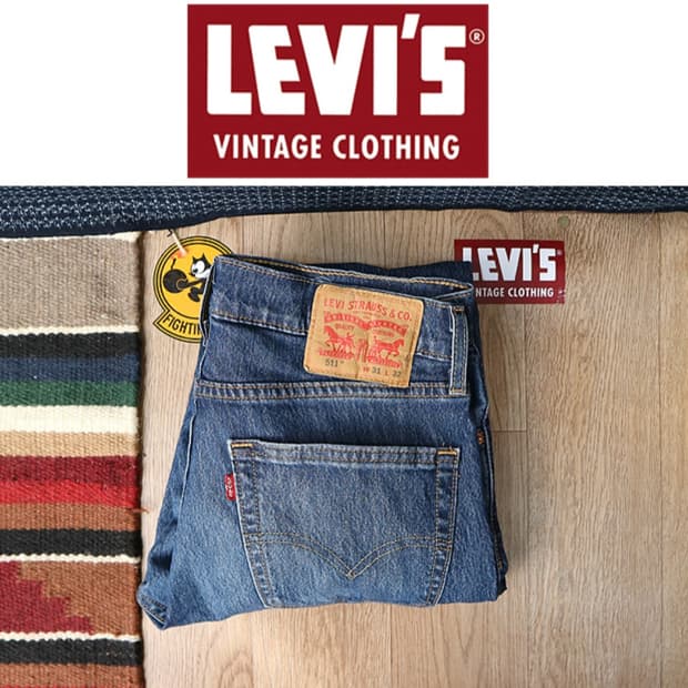 LEVIS 리바이스 511 쿨원단 워싱 가공 데님

30
