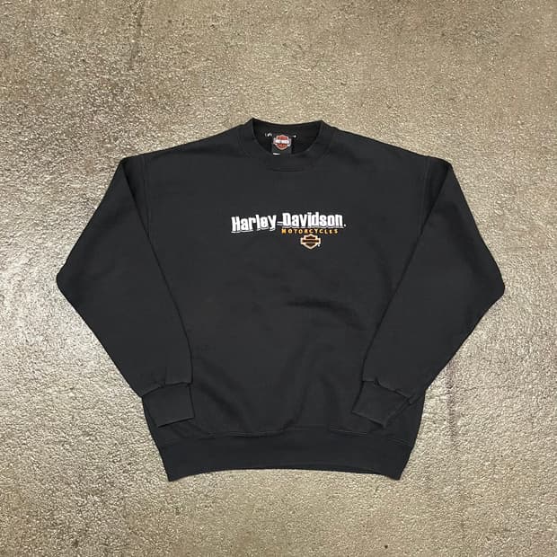 00s 할리데이비슨 자수 로고 맨투맨 (100)