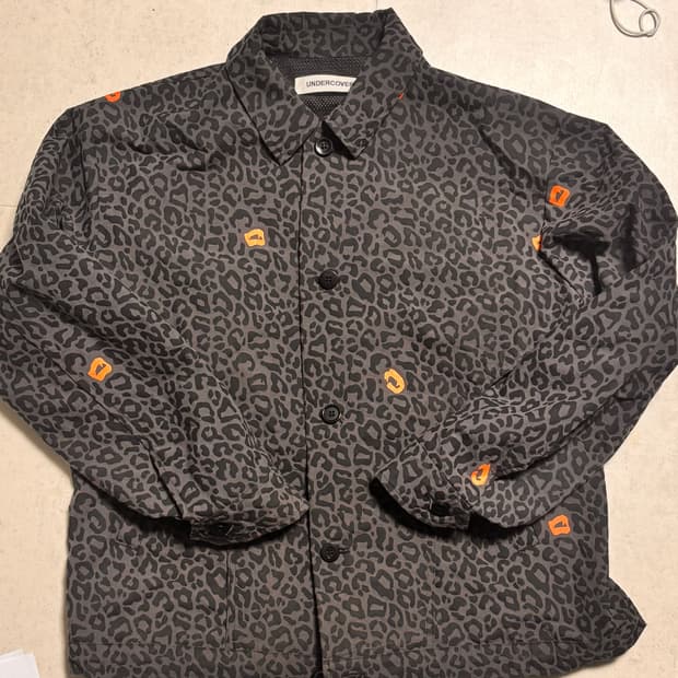 언더커버 레오파드 코치 재킷 