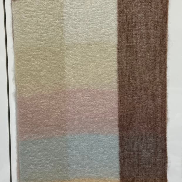 아크네 스튜디오 알파카모헤어울머플러 브라운 체크 남여공용