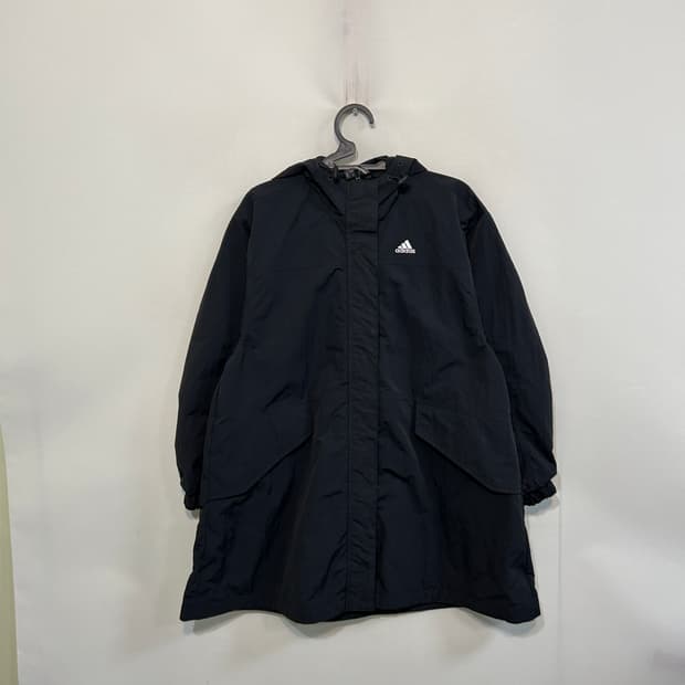 아디다스 여성 바람막이 오버핏 블랙