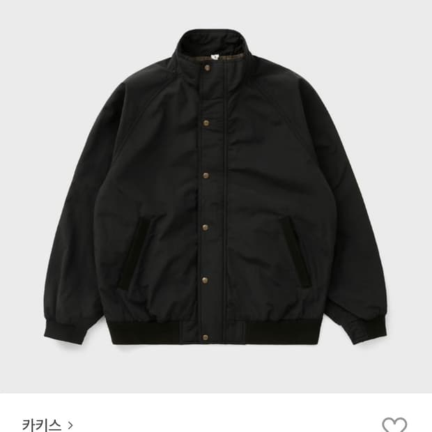(구해요)카키스 스트롤 자켓 블랙m