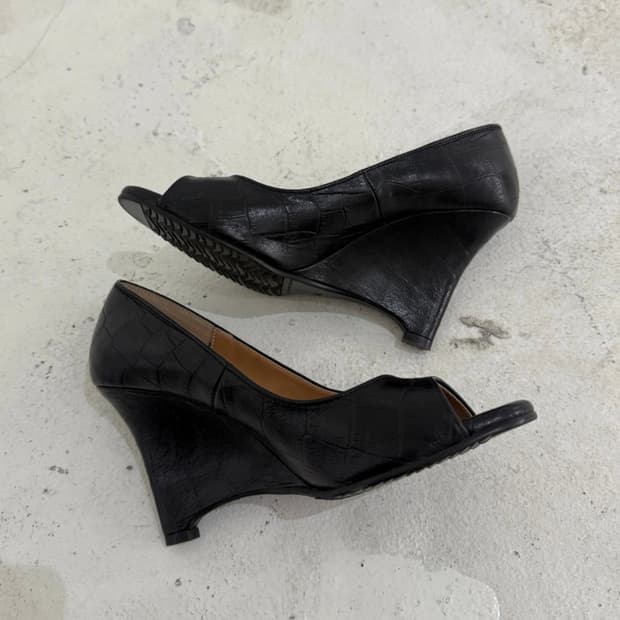 쿄이 kyoiii 클래식 크록 웨지힐 235 새상품