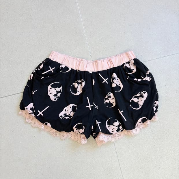 해골 펌킨 반바지