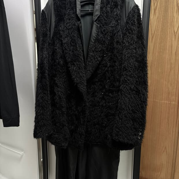 Comme des garcons fur coat