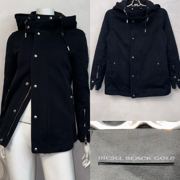 DIESEL BLACK GOLD button two ways jacket