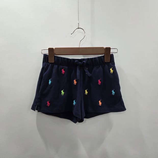 폴로랄프로렌 여아 멀티포니 밴딩 반바지 네이비 M/8/10 