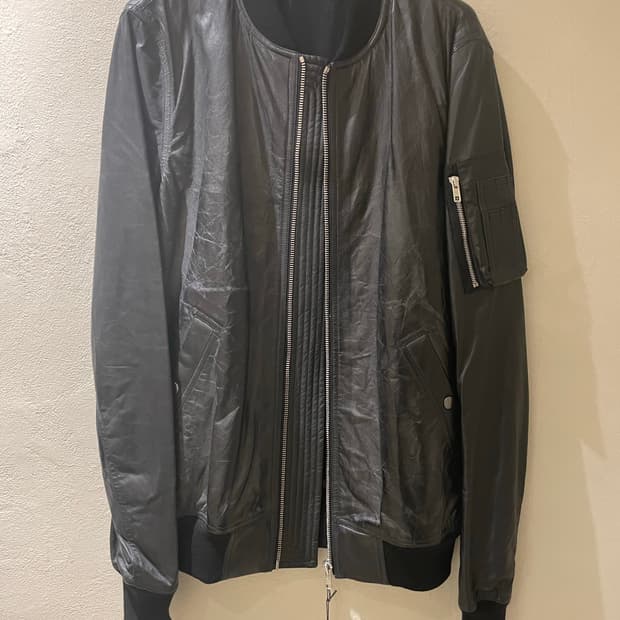 릭오웬스 가죽자켓