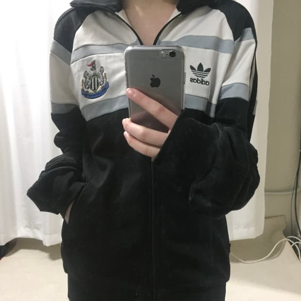 아디다스 뉴캐슬 올드스쿨 흰검 블랙 화이트 트랙탑 져지