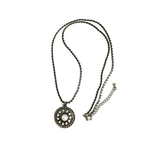 빈티지 레이스 엔틱 체인 팬던트 목걸이