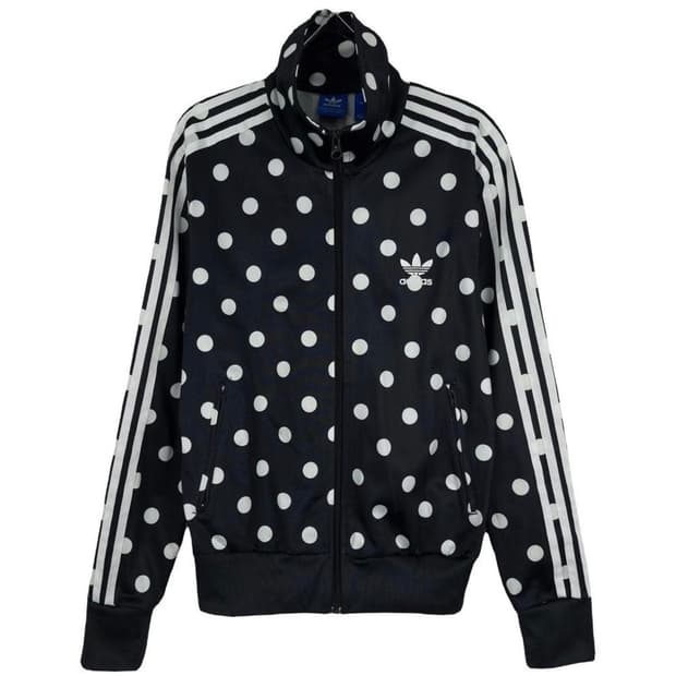 15s 아디다스 파이어버드 삼선 트랙탑 블랙 도트 A660