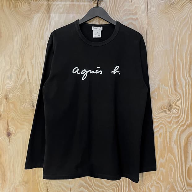 아네스베 베이직 로고 롱슬리브