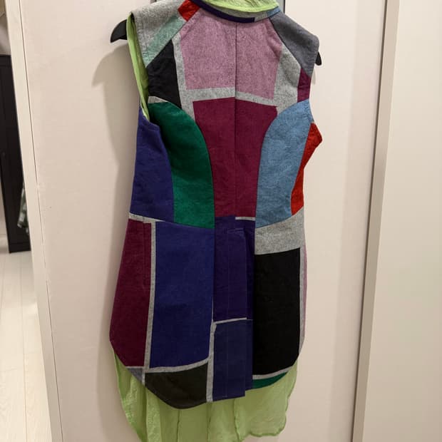 1995s 꼼데가르송 런웨이 아카이브 컬러블록 베스트