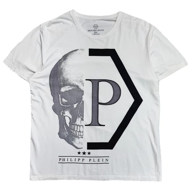 PHILIPP PLEIN 프린팅 반팔티 2XL