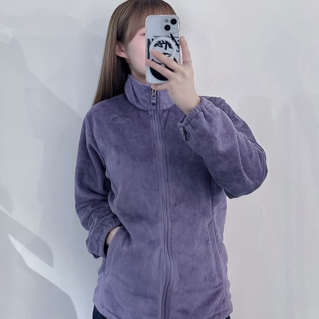 노스페이스 바이올렛 후리스 집업