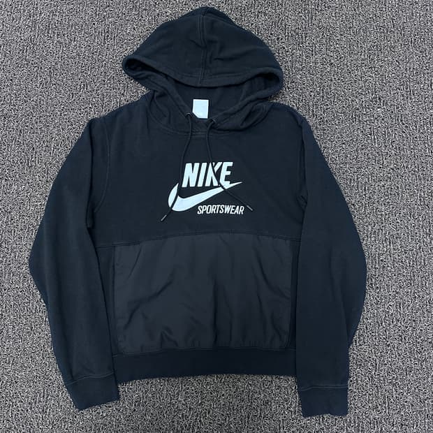 NIKE 나이키 여성 기모 후드티 블랙 M