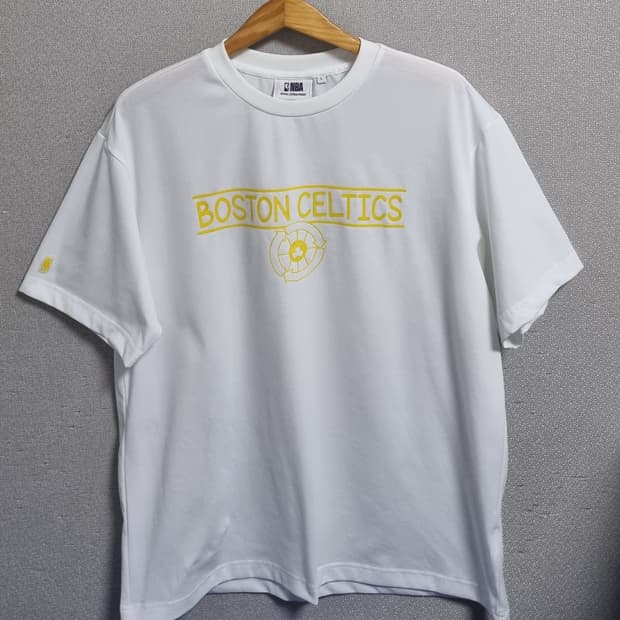 L ) NBA 보스턴 셀틱스 화이트 반팔티