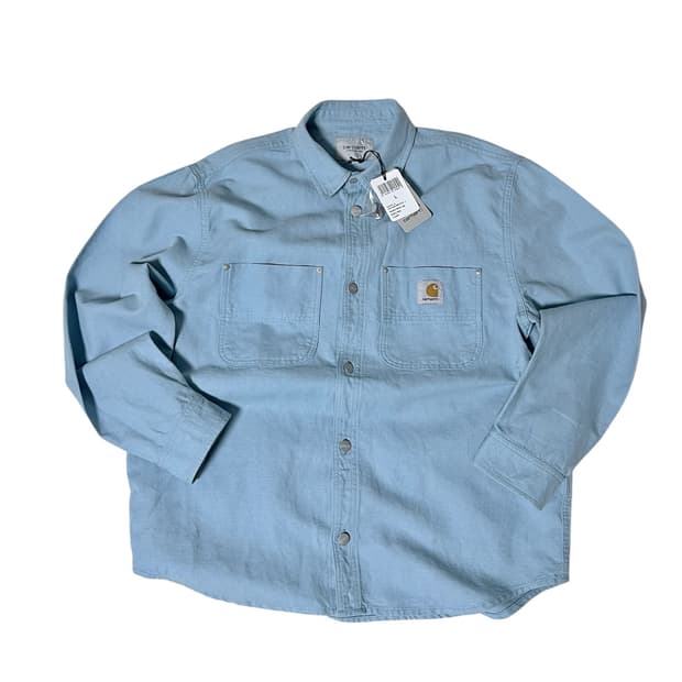 (새상품)칼하트 Walter 셔츠 자켓 Misty Sky L