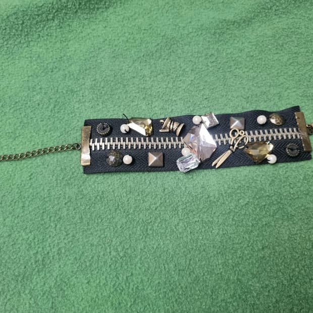 지퍼 스트랩 팔찌