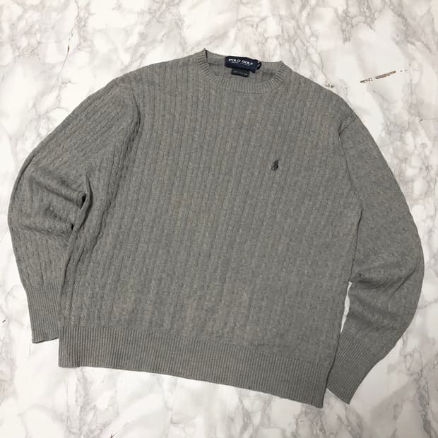 폴로 랄프로렌 니트 꽈배기 
