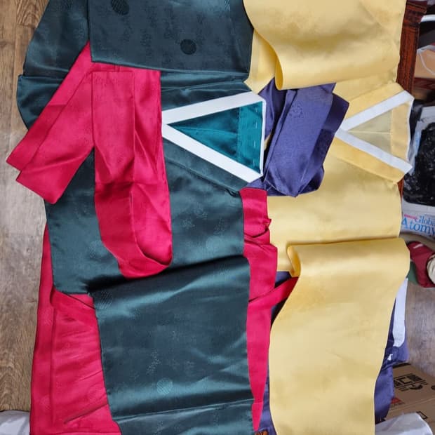 노랑파랑 한복 77~88  한벌