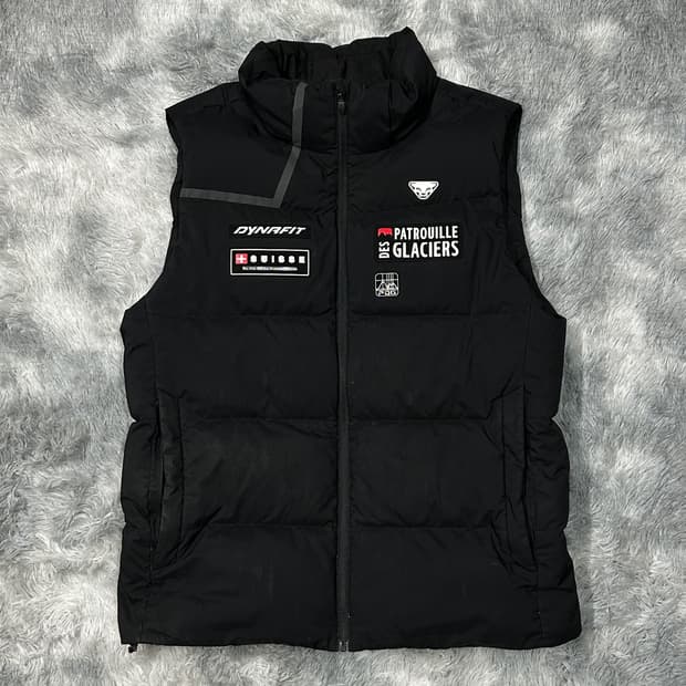 다이나핏 다운 블랙 패딩조끼 3XL