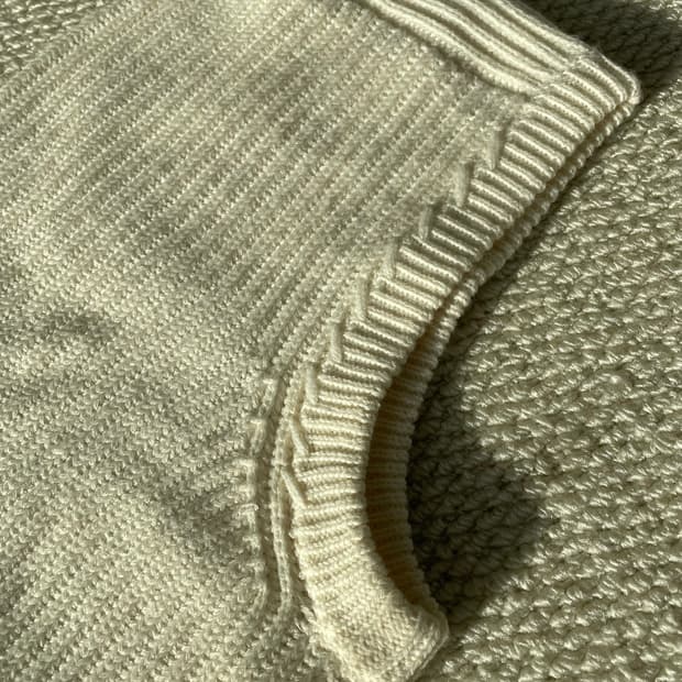 니트 바라클라바 아이보리