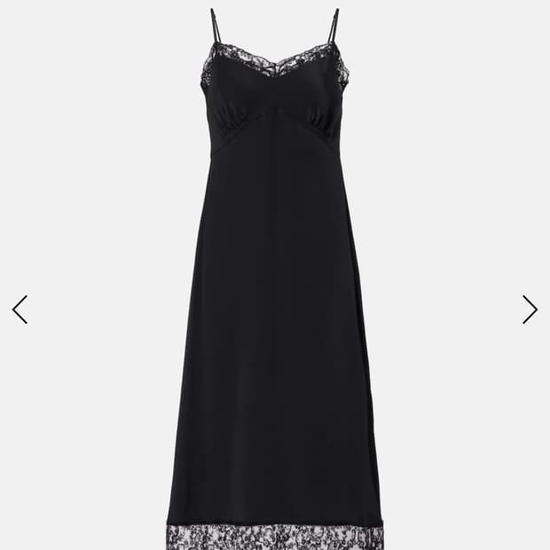 시몬로샤 블랙 슬립 드레스 구해요