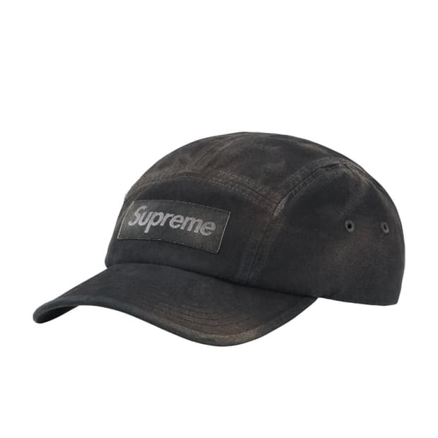 슈프림 오버다이드 캠프캡 블랙 - 25FW
