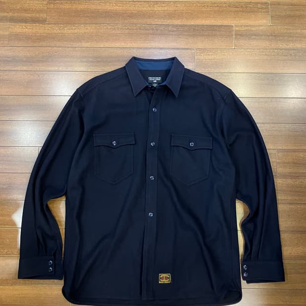 폴로 미해군 울 셔츠 자켓 L