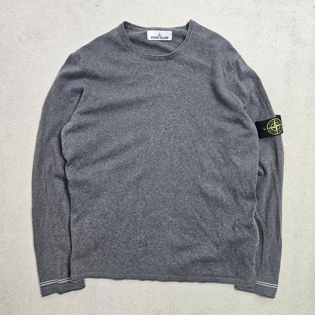 정품 스톤아일랜드 니트 L (와펜 미포함)