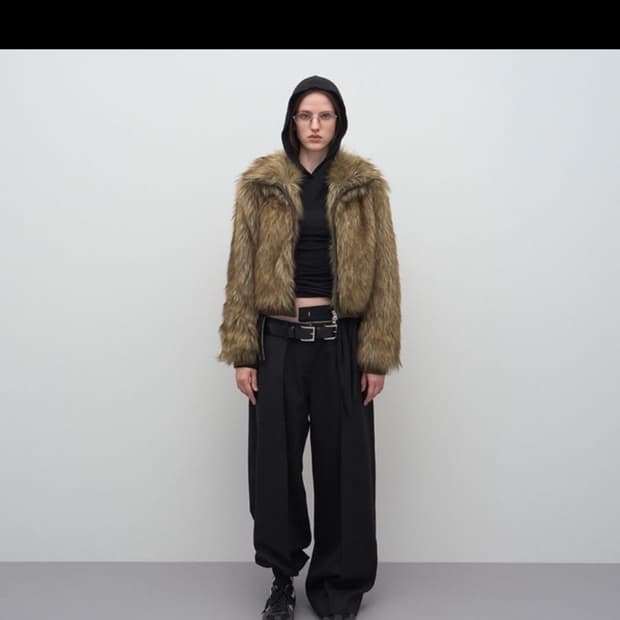 LCDC 퍼 집업자켓 팝니다